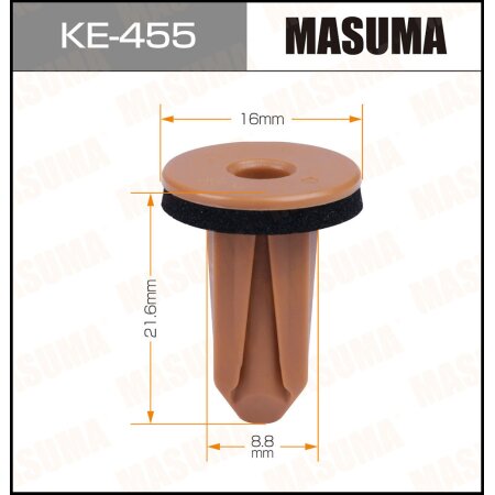 Клипса пластиковая Masuma, KE-455