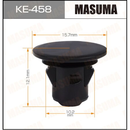 Клипса пластиковая Masuma, KE-458