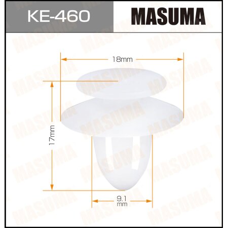 Клипса пластиковая Masuma, KE-460