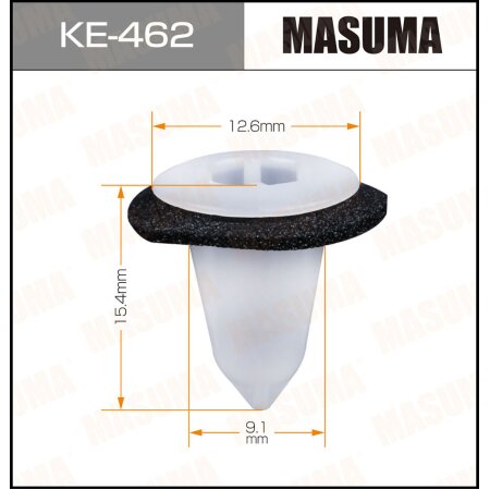 Клипса пластиковая Masuma, KE-462