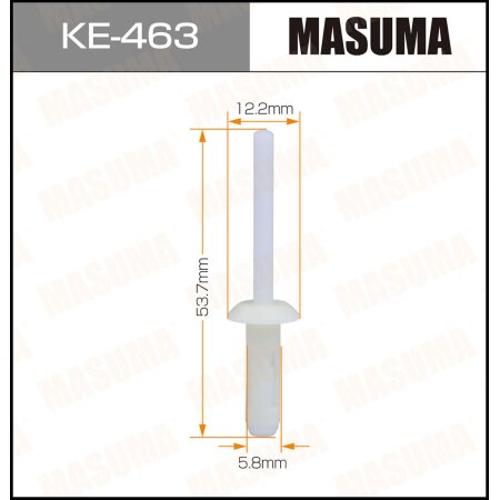 Клипса пластиковая Masuma, KE-463