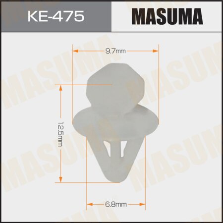 Клипса пластиковая Masuma, KE-475