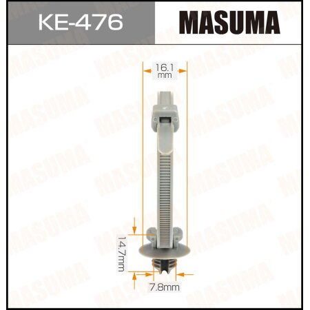 Клипса пластиковая Masuma, KE-476