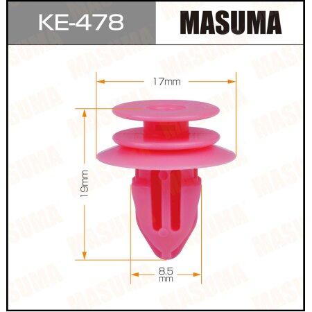 Клипса пластиковая Masuma, KE-478