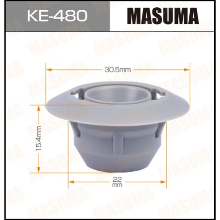 Клипса пластиковая Masuma, KE-480