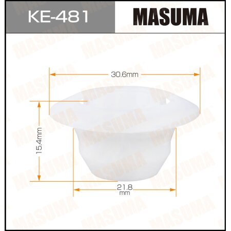 Клипса пластиковая Masuma, KE-481