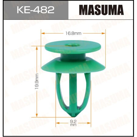 Клипса пластиковая Masuma, KE-482