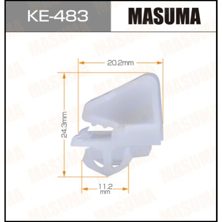 Клипса пластиковая Masuma, KE-483