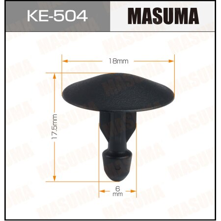 Клипса пластиковая Masuma, KE-504