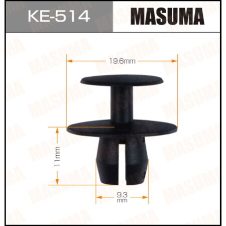 Клипса пластиковая Masuma, KE-514