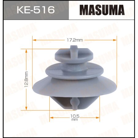 Клипса пластиковая Masuma, KE-516