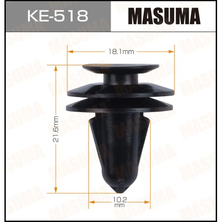 Клипса пластиковая Masuma, KE-518