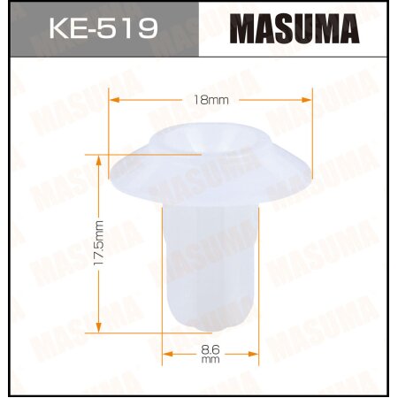 Клипса пластиковая Masuma, KE-519