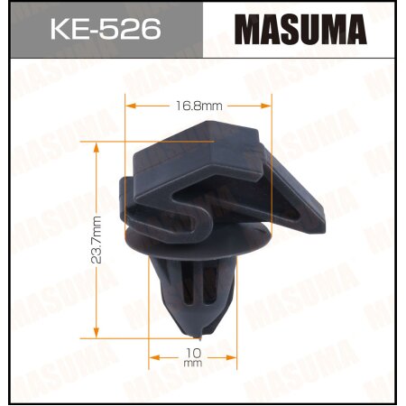 Клипса пластиковая Masuma, KE-526