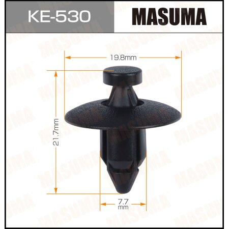 Клипса пластиковая Masuma, KE-530