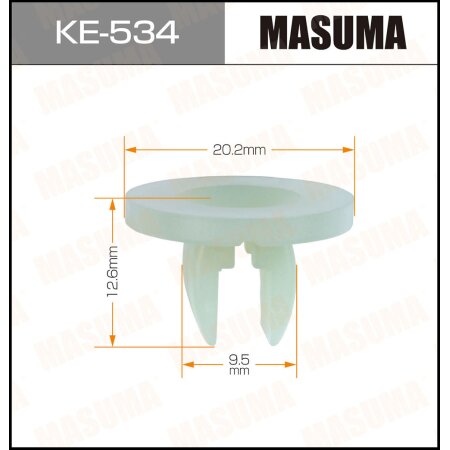 Клипса пластиковая Masuma, KE-534