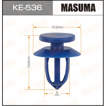 Клипса пластиковая Masuma, KE-536