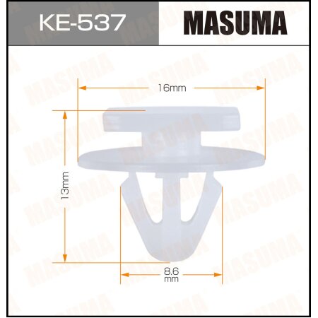 Клипса пластиковая Masuma, KE-537