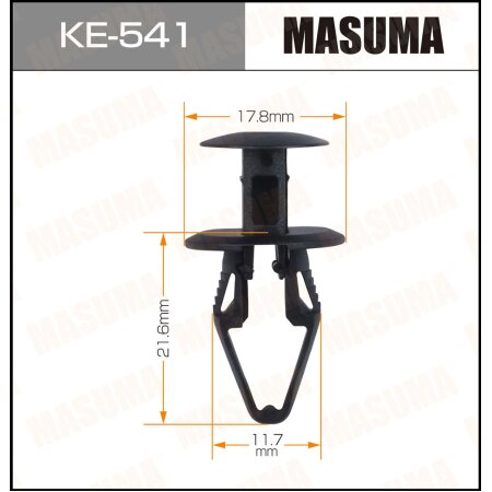 Клипса пластиковая Masuma, KE-541