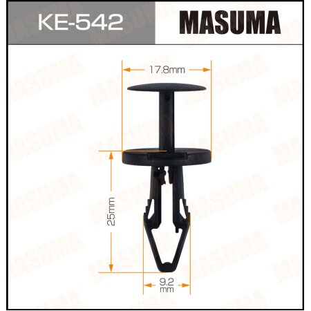 Клипса пластиковая Masuma, KE-542