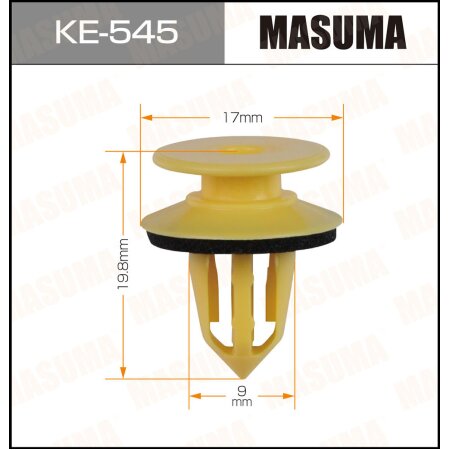 Клипса пластиковая Masuma, KE-545