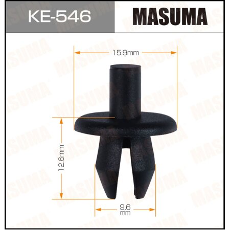 Клипса пластиковая Masuma, KE-546