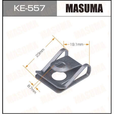 Клипса пластиковая Masuma, KE-557