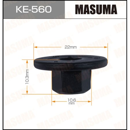 Клипса пластиковая Masuma, KE-560