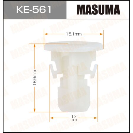 Клипса пластиковая Masuma, KE-561