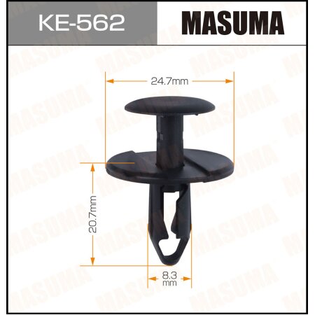 Клипса пластиковая Masuma, KE-562