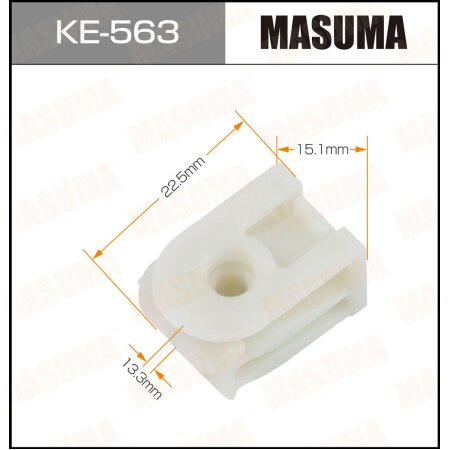 Клипса пластиковая Masuma, KE-563