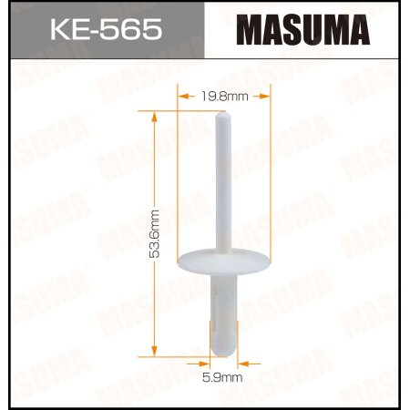 Клипса пластиковая Masuma, KE-565