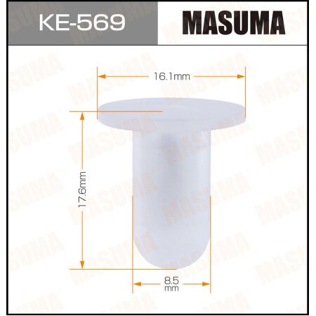 Клипса пластиковая Masuma, KE-569