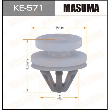 Клипса пластиковая Masuma, KE-571