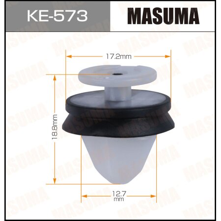 Клипса пластиковая Masuma, KE-573