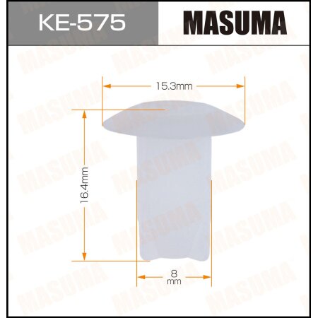 Клипса пластиковая Masuma, KE-575