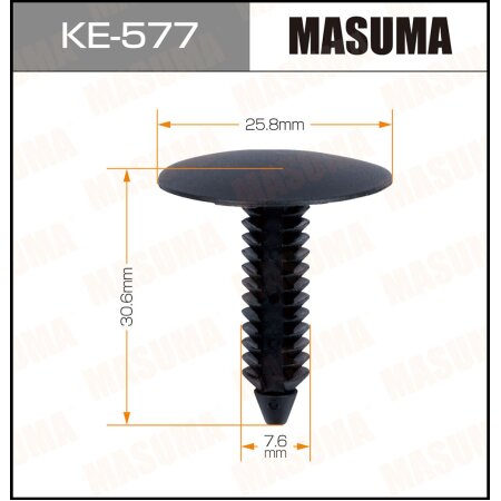 Клипса пластиковая Masuma, KE-577