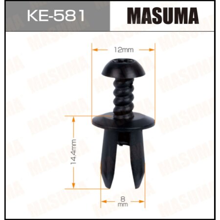 Клипса пластиковая Masuma, KE-581