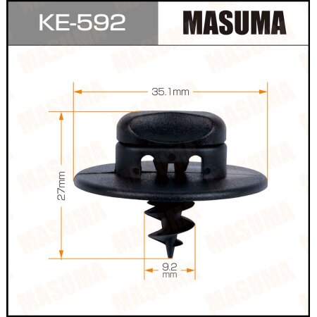 Клипса пластиковая Masuma, KE-592