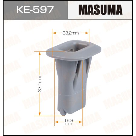 Клипса пластиковая Masuma, KE-597