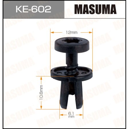 Клипса пластиковая Masuma, KE-602