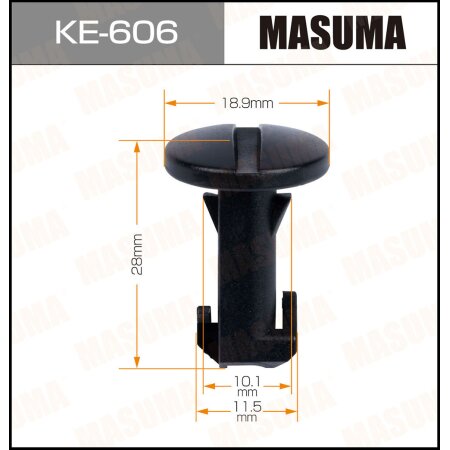 Клипса пластиковая Masuma, KE-606