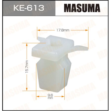 Клипса пластиковая Masuma, KE-613