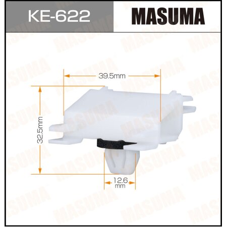 Клипса пластиковая Masuma, KE-622