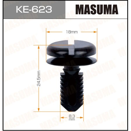 Клипса пластиковая Masuma, KE-623