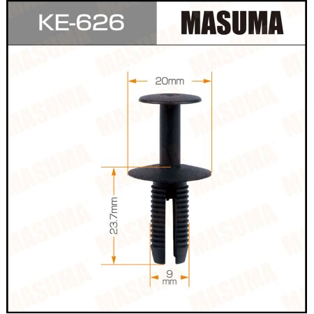Клипса пластиковая Masuma, KE-626