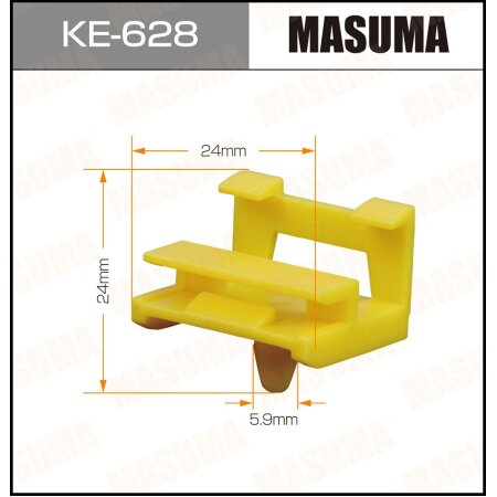 Клипса пластиковая Masuma, KE-628