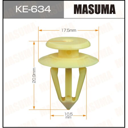 Клипса пластиковая Masuma, KE-634