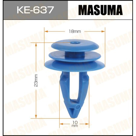 Клипса пластиковая Masuma, KE-637
