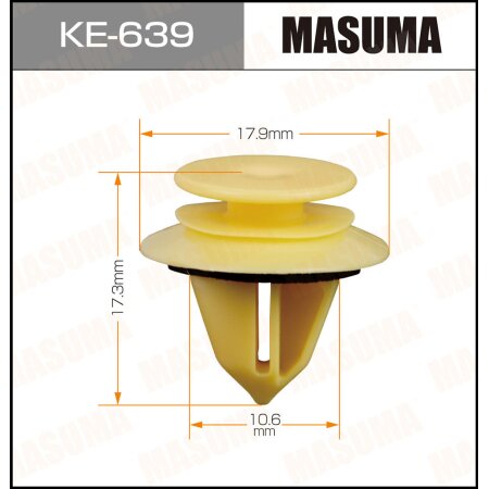 Клипса пластиковая Masuma, KE-639